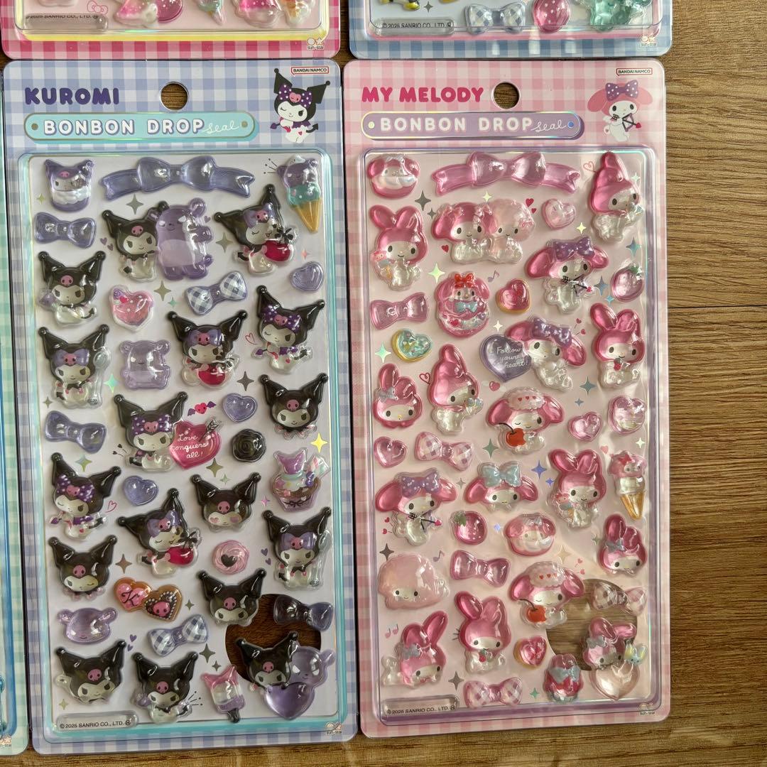 ボンボンドロップシール 正規品 サンリオ第二弾 8枚 コンプリート