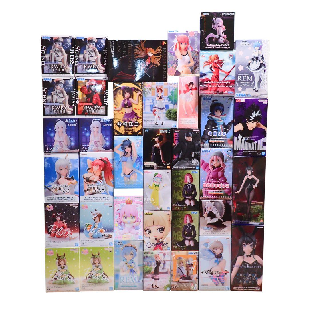 プライズ 38個 フィギュア まとめ売り フリーレン エヴァ ヒロアカ 等