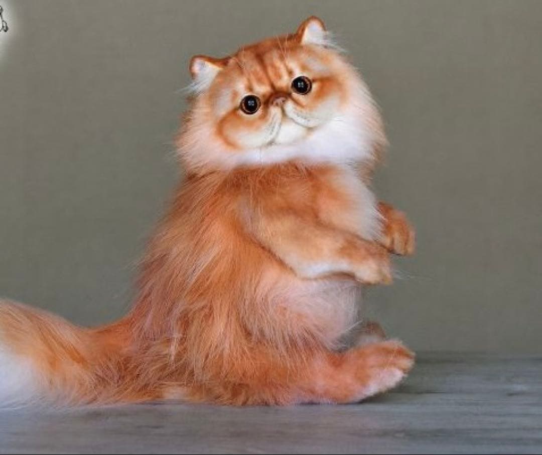 海外作家様作　アートドール　ペルシャ猫