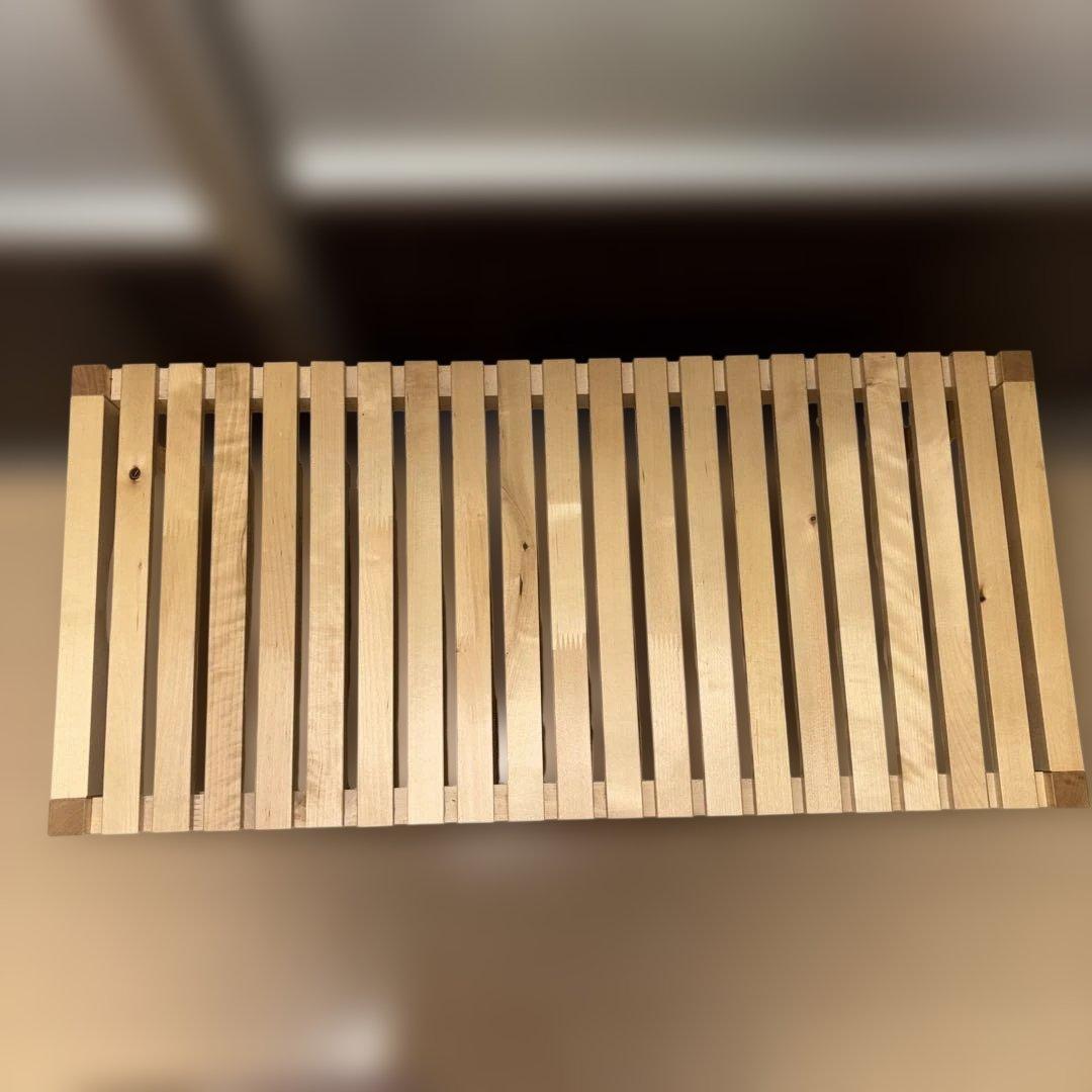 【廃盤品】IKEA MOLGER モルゲル 木製ベンチ バーチ無垢