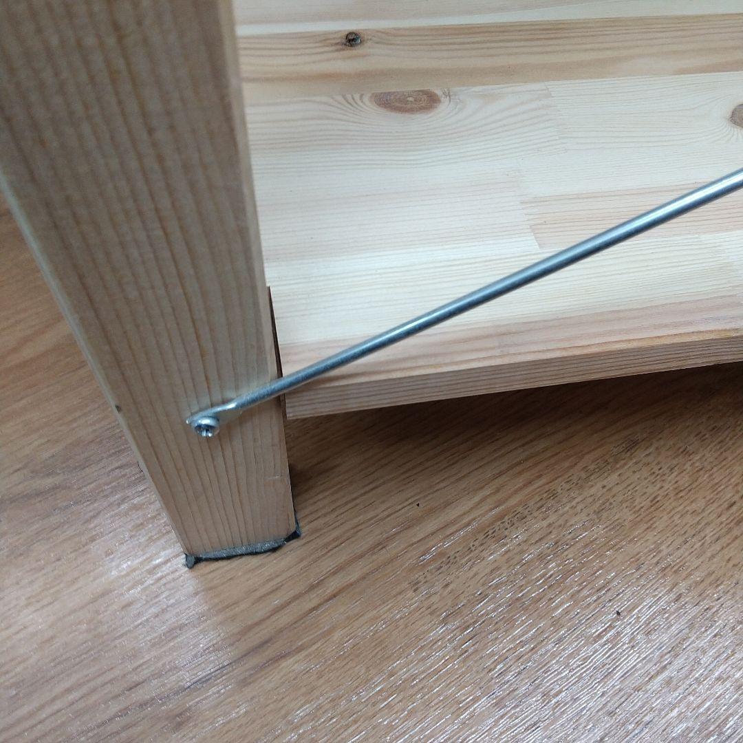 ご*ま様 M IKEA イケア 木製 3段 オープンシェルフ　飾り棚 収納ラック