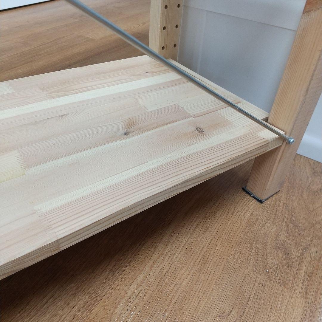 ご*ま様 M IKEA イケア 木製 3段 オープンシェルフ　飾り棚 収納ラック