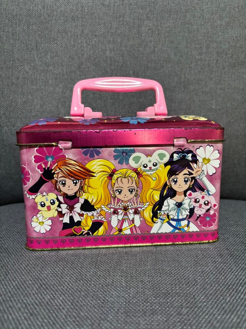 平成レトロ ふたりはプリキュアマックスハート 缶ボックス プリキュア