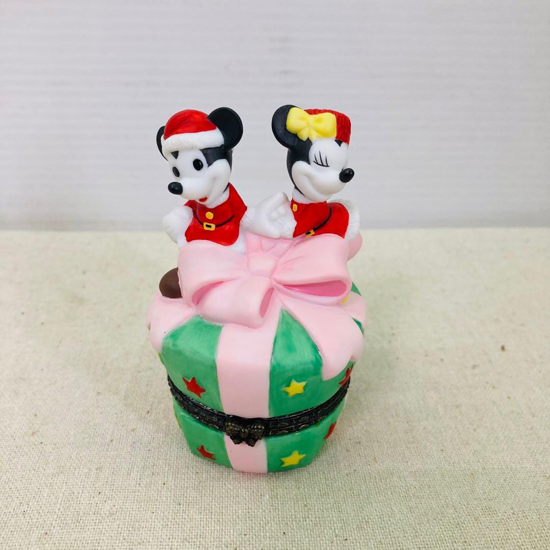 ミッキー＆ミニー クリスマスヒンジボックス 2000 ディズニー 加藤工芸