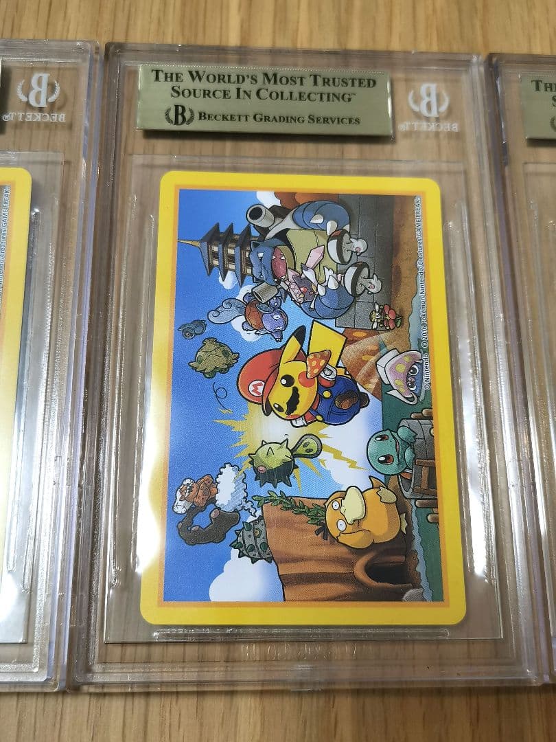 BGS10☆マリオピカチュウ ハート J Q K ポケモンカード トランプ