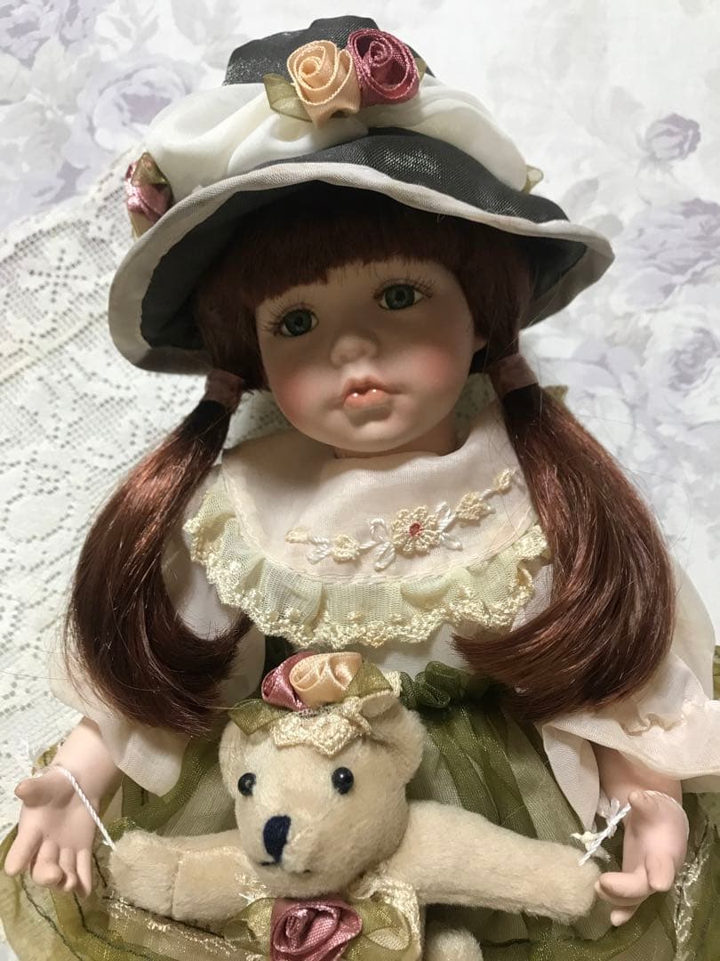 ヴィンテージ❗️人形￼ \"ベアーと少女\"￼￼