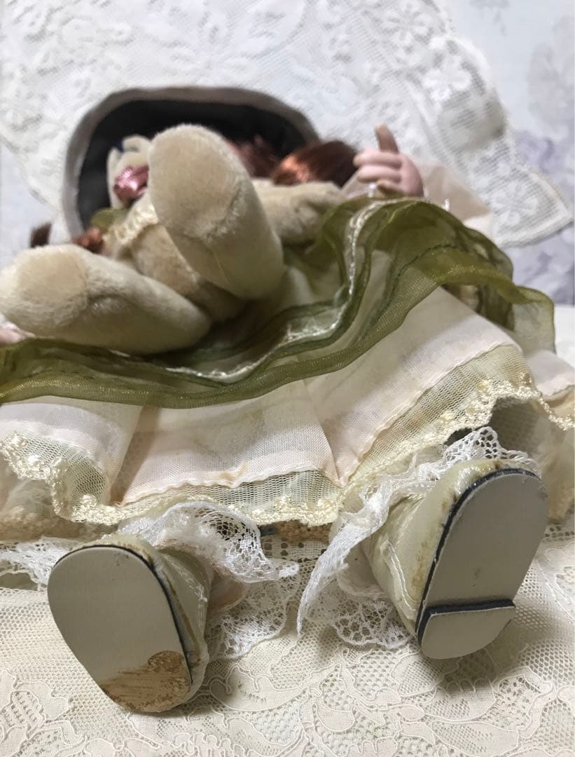 ヴィンテージ❗️人形￼ \"ベアーと少女\"￼￼