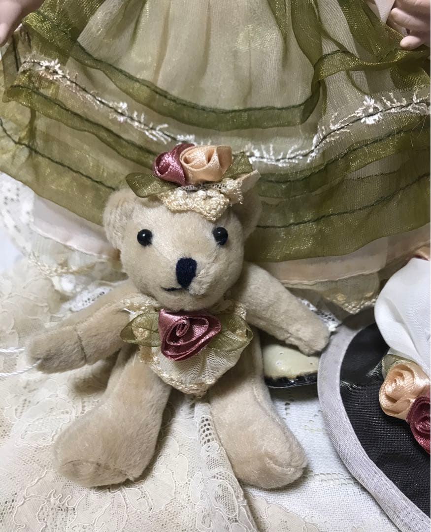 ヴィンテージ❗️人形￼ \"ベアーと少女\"￼￼