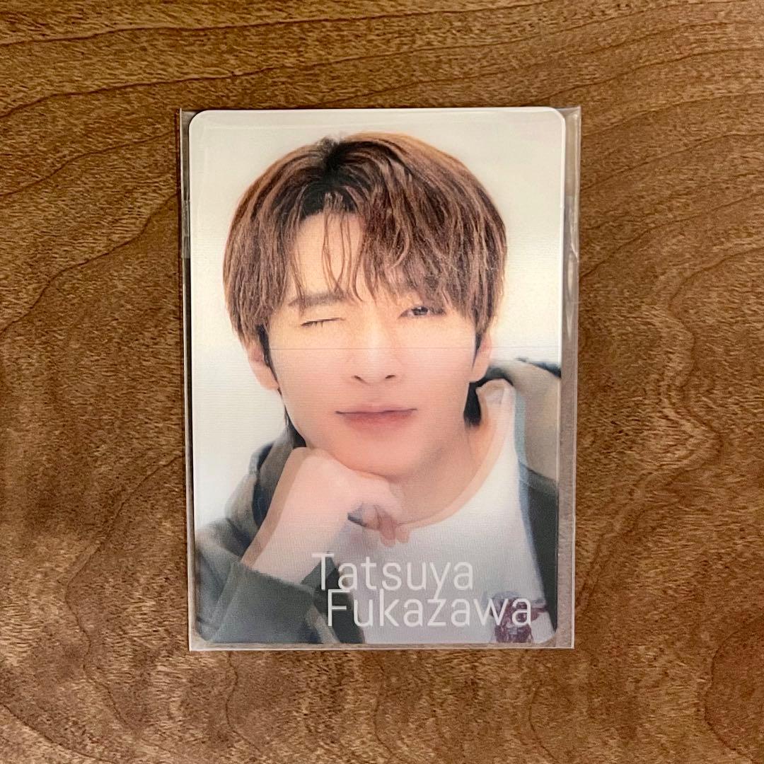 Snow Man Snow World チラ見カード ラバーバンド 深澤辰哉さん - メルカリ