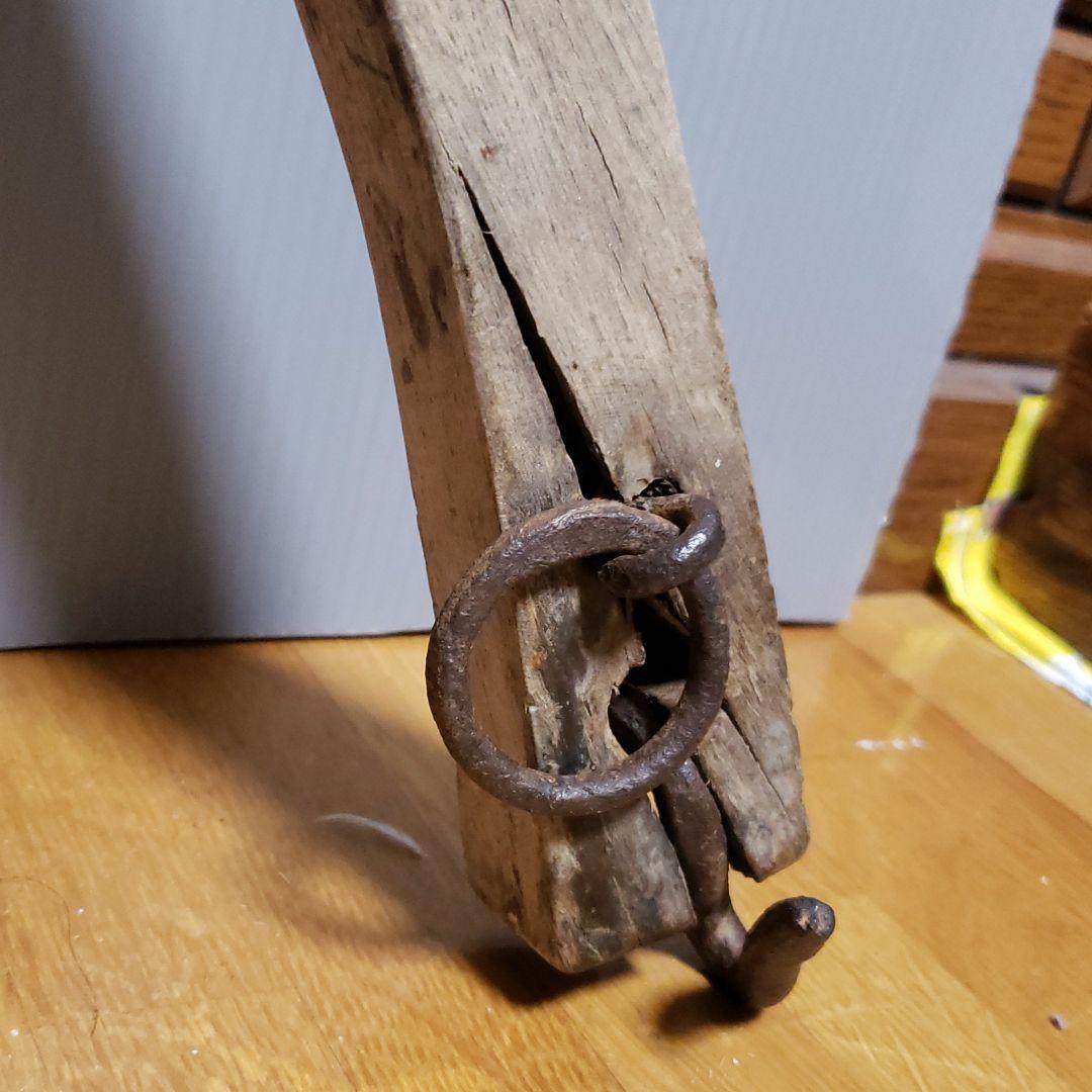 木製　オブジェ　アンティーク