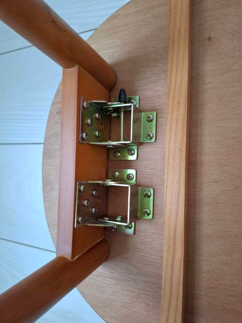 ローテーブル　センターテーブル　折りたたみ　安井家具　エッグ型