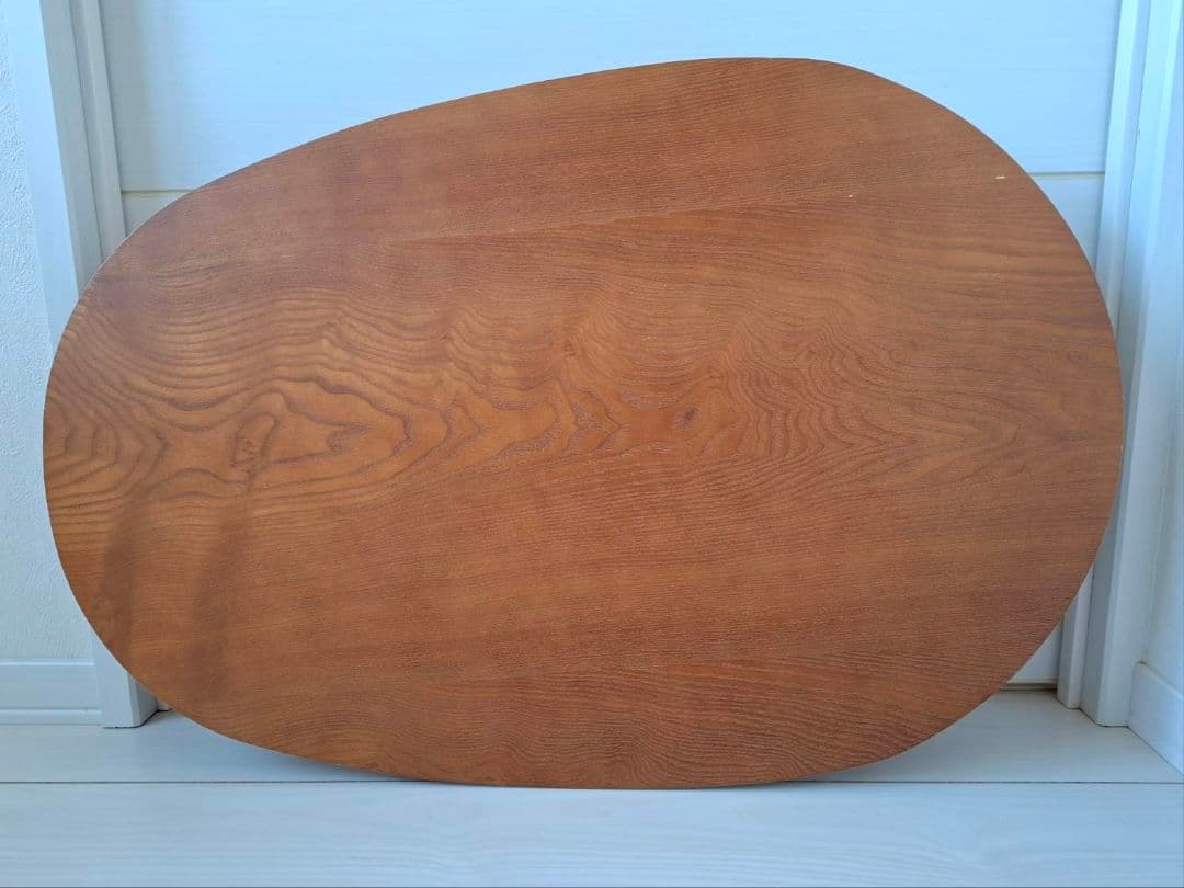 ローテーブル　センターテーブル　折りたたみ　安井家具　エッグ型