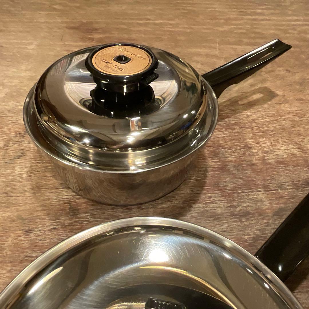 未使用！テンプトーン TEMP-TONE サーモコア ステンレス 片手鍋 無水鍋