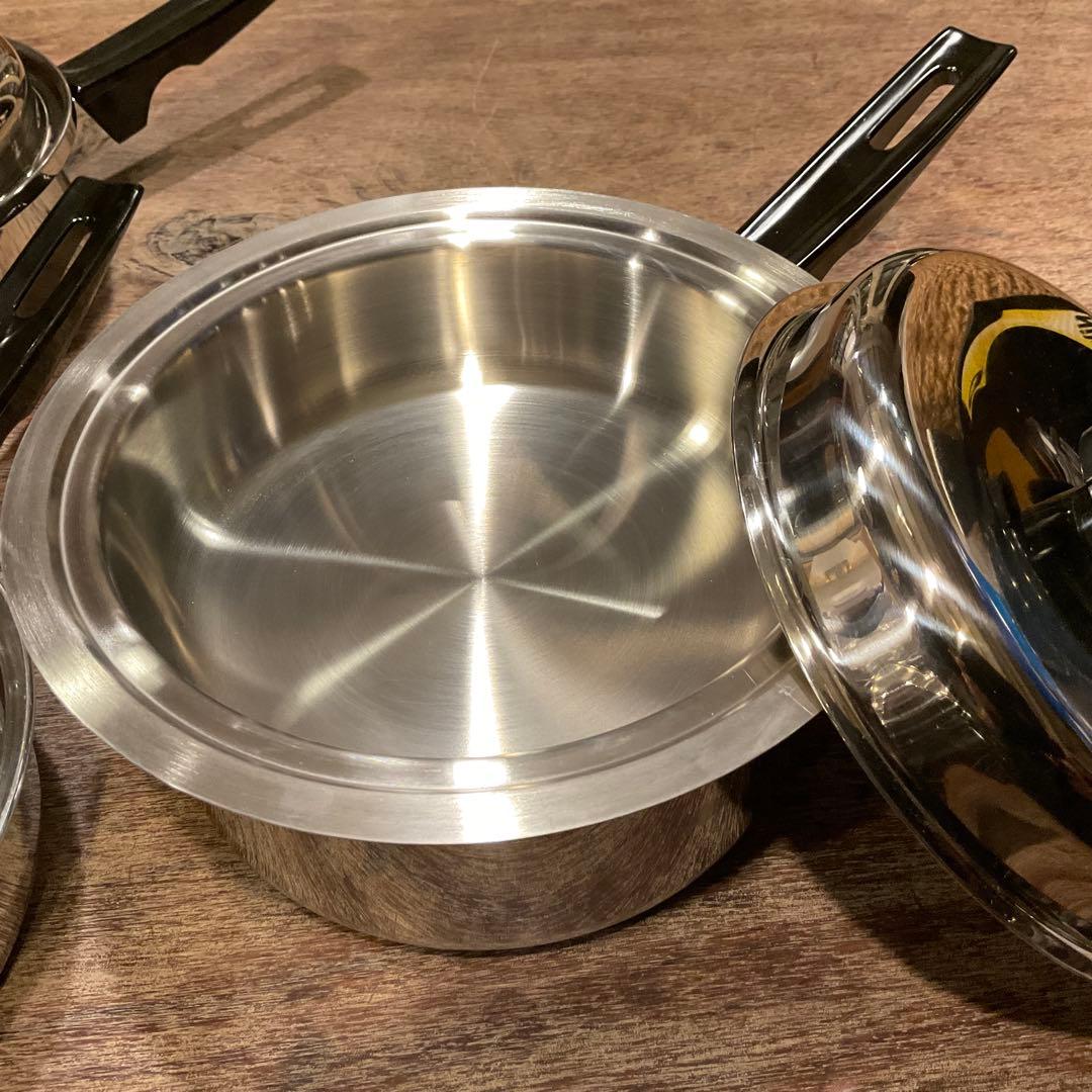 未使用！テンプトーン TEMP-TONE サーモコア ステンレス 片手鍋 無水鍋