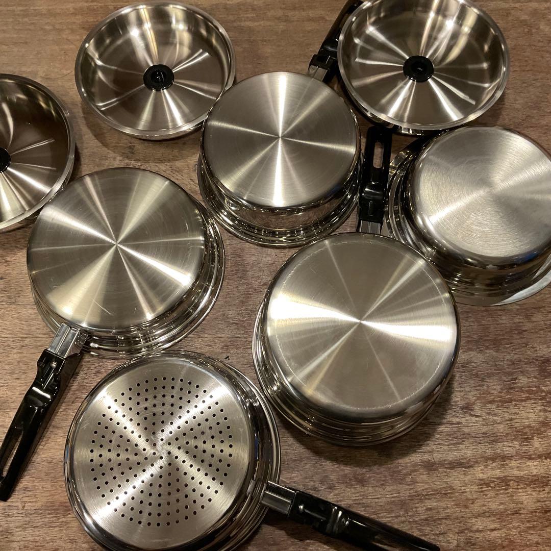 未使用！テンプトーン TEMP-TONE サーモコア ステンレス 片手鍋 無水鍋