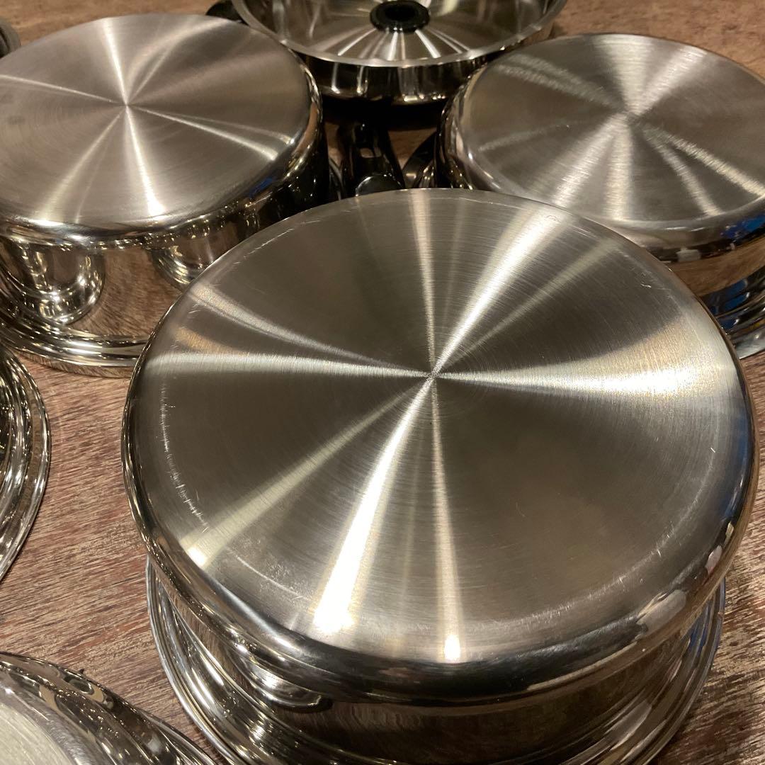 未使用！テンプトーン TEMP-TONE サーモコア ステンレス 片手鍋 無水鍋