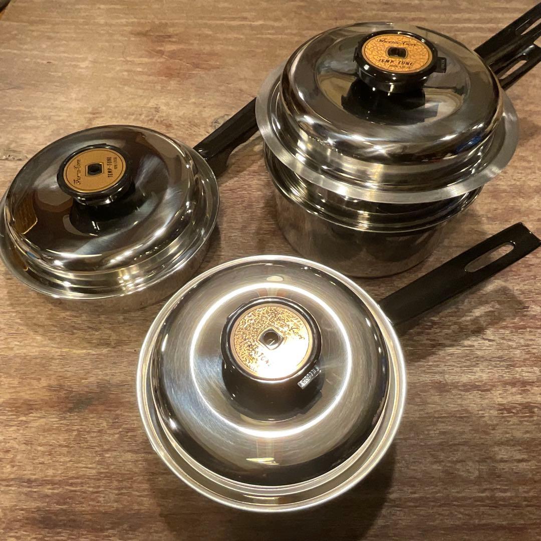 未使用！テンプトーン TEMP-TONE サーモコア ステンレス 片手鍋 無水鍋