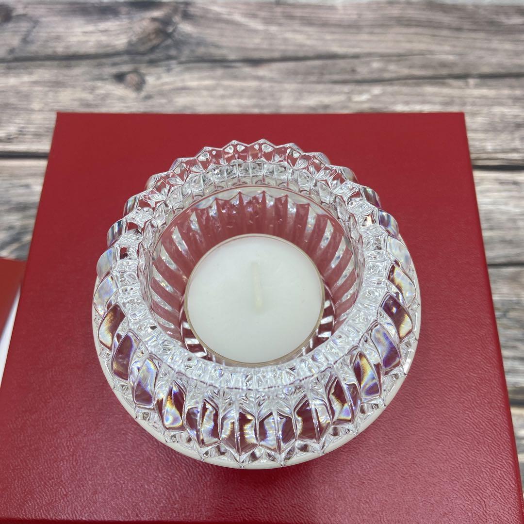 【未使用】Baccarat バカラ ミルニュイ　キャンドル ホルダー