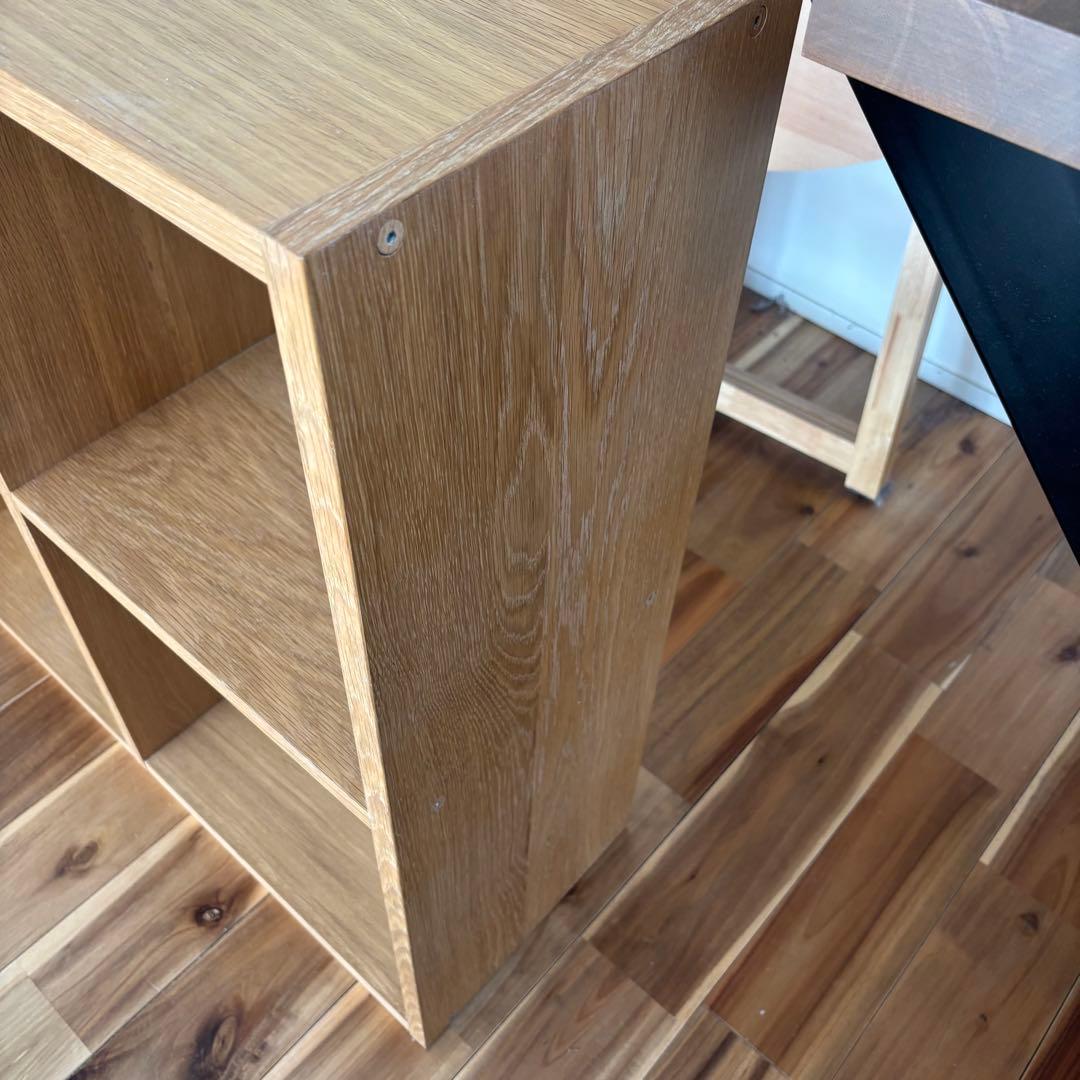 無印　スタッキングシェルフ　2×3 オーク