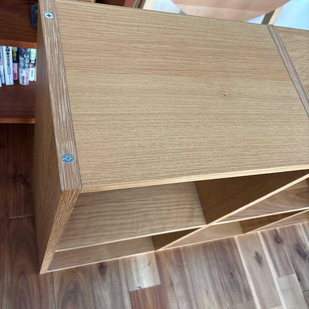 無印　スタッキングシェルフ　2×3 オーク