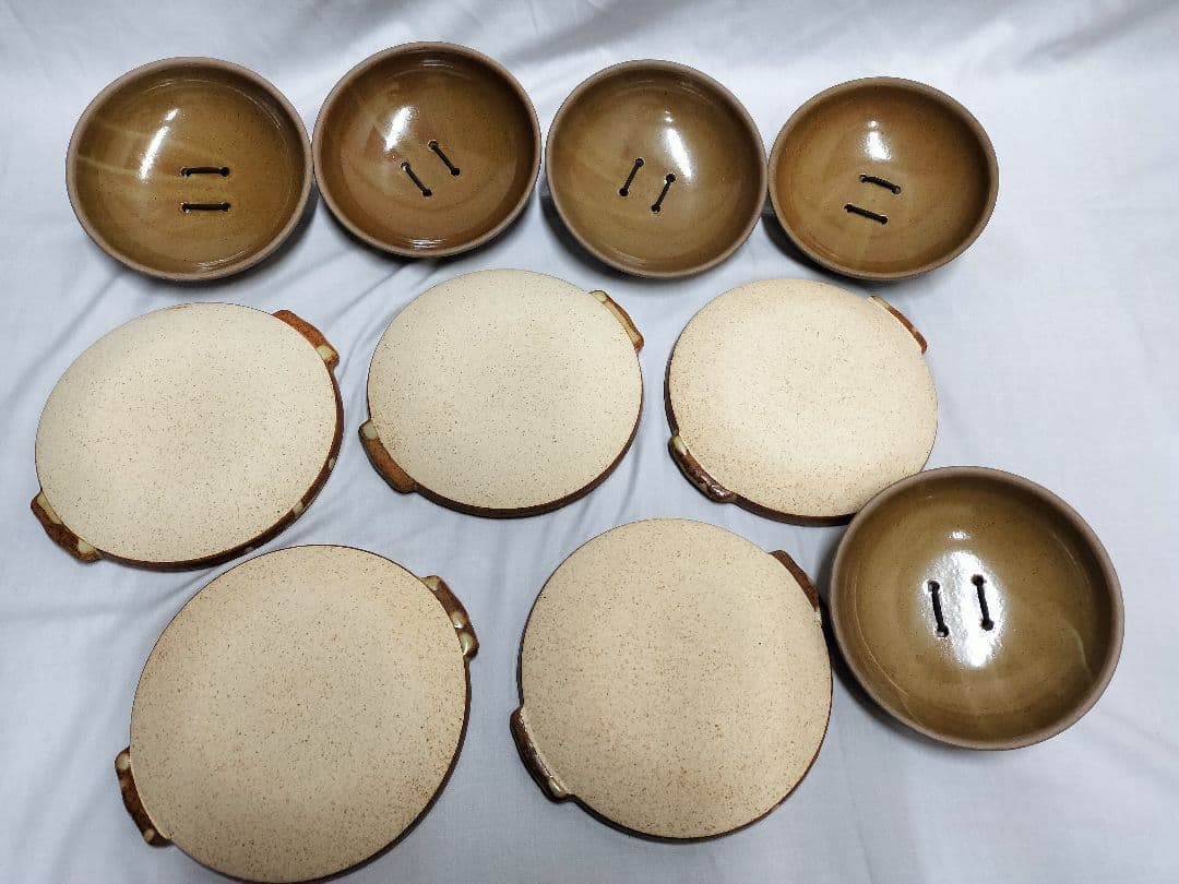 一人鍋　5人分セット　新品コンロ、高級有田焼陶板　 鍋ものセット付き