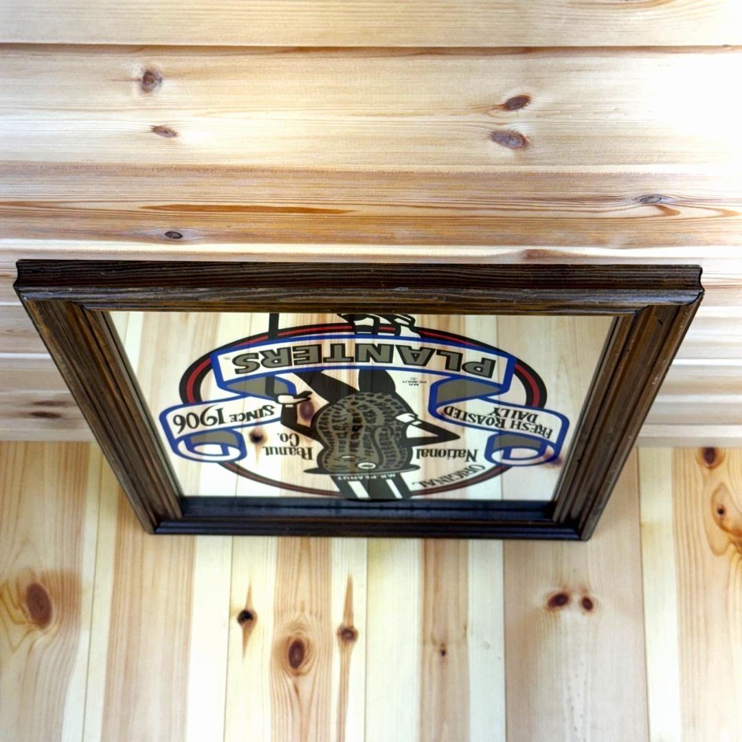 MR PEANUT ミスターピーナッツ ビンテージ 壁掛け パブミラー 鏡