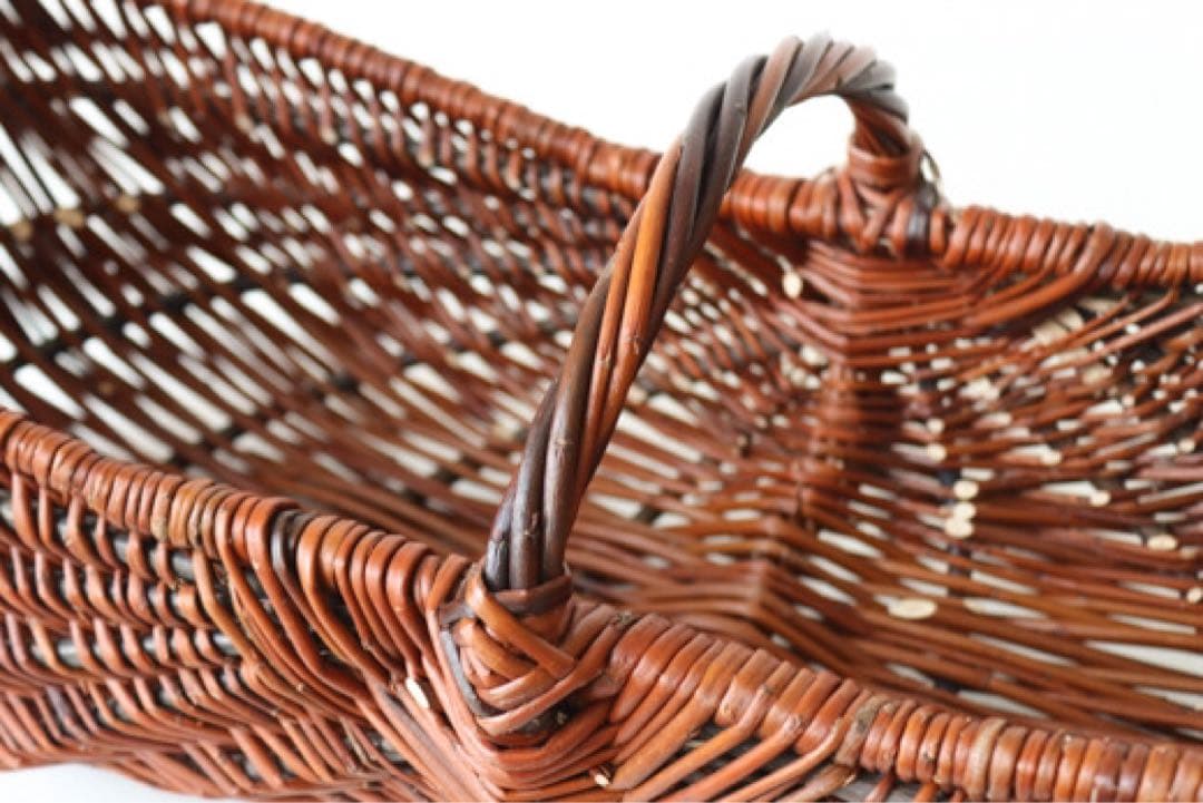 ひ*じ様 カゴアミドリ　特大❣️　フランスペリゴールバスケットとポストカード