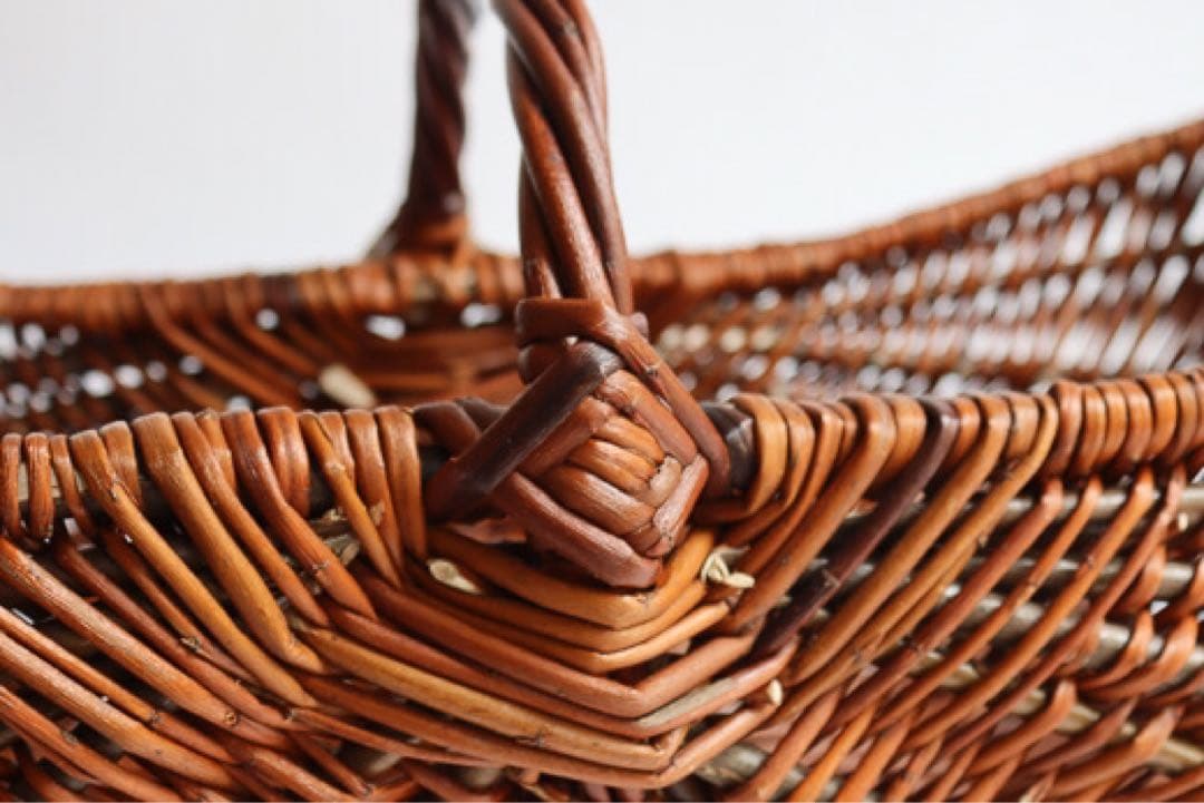 ひ*じ様 カゴアミドリ　特大❣️　フランスペリゴールバスケットとポストカード