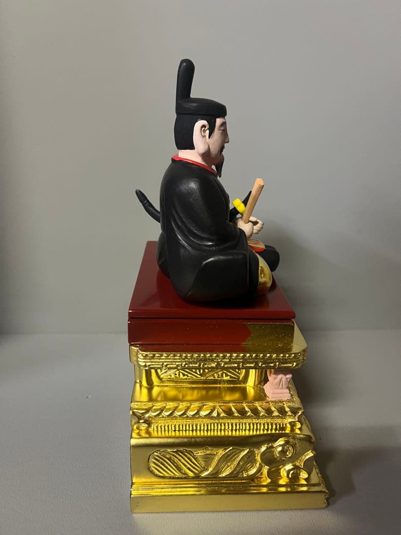 菅原道真公　木彫り　彩色　天神様　学問の神様　② 25