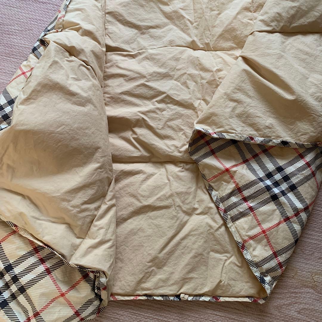 バーバリー ダウンひざ掛け