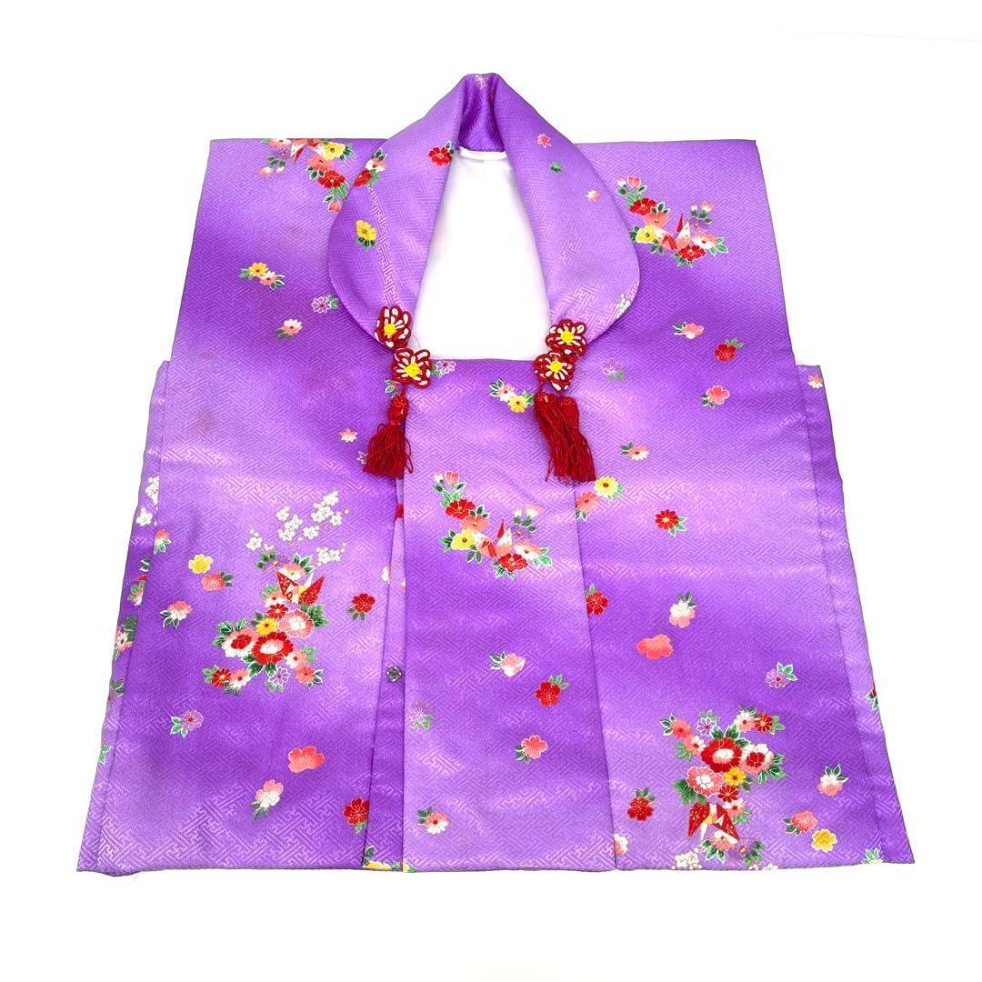 【着物と帯 時流】O24250ys◆七五三 3 才女の子着物&被布コート+長襦袢