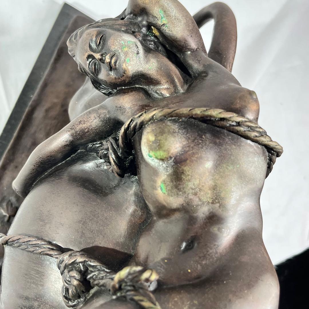 ブロンズ像 林良慶 ブロンズ エウロペの略奪 東京書芸館 約12Kg
