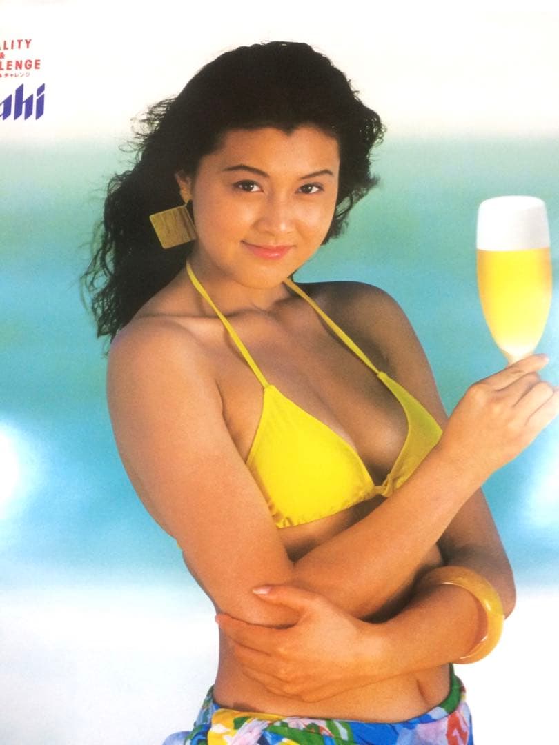 コメント必須!コレクション品☆藤原 紀香ポスター☆アサヒSU…ポスター