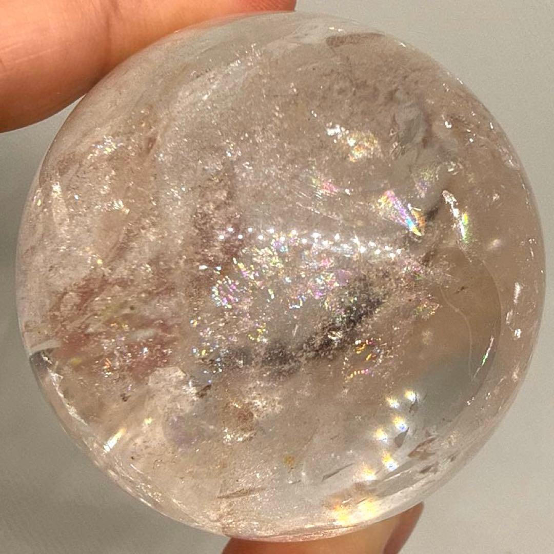 天然石　ピンクアゼツライト　スフィア　【ランダム台座セット】