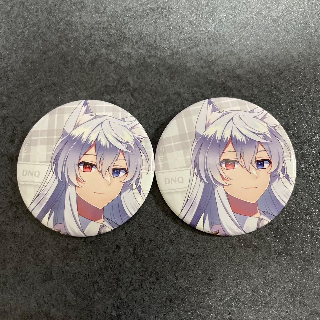 からぴちパラダイス 2025 どぬく缶バッチ2個セット カラフルピーチ