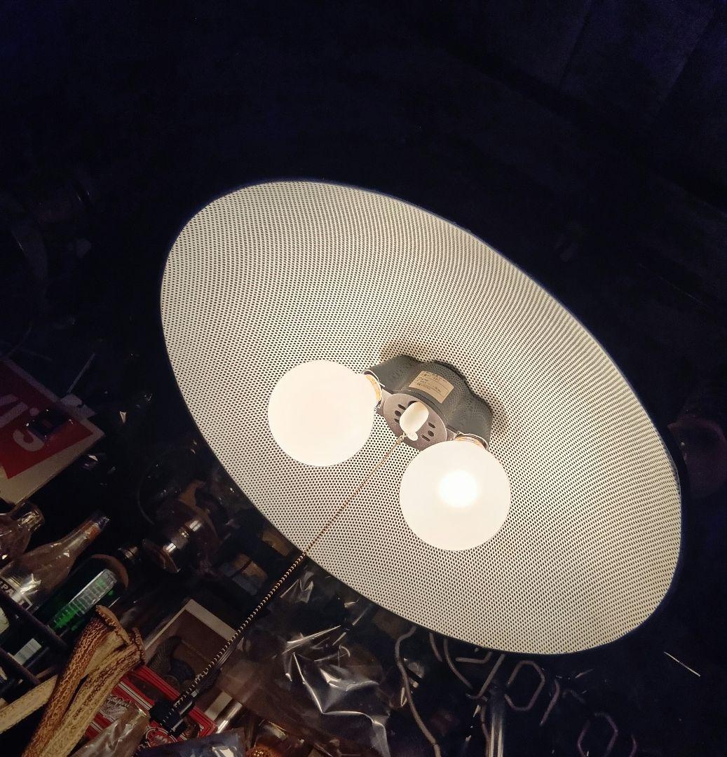 レア　廃盤　1980's　スペースエイジ　ポストモダン　パンチングメタル　ライト