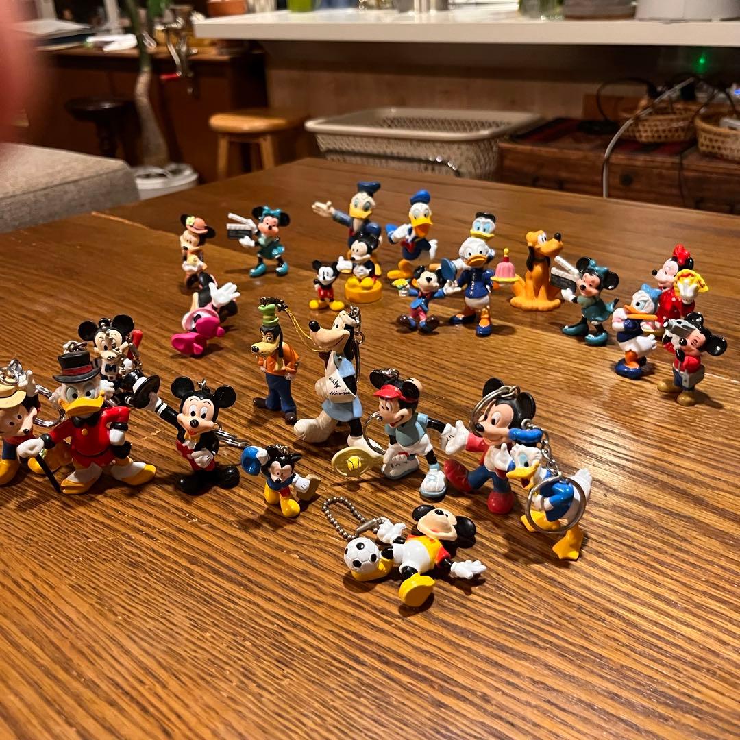 【希少】昭和レトロビンテージ　ディズニーフィギュア　キーホルダー　まとめ売り