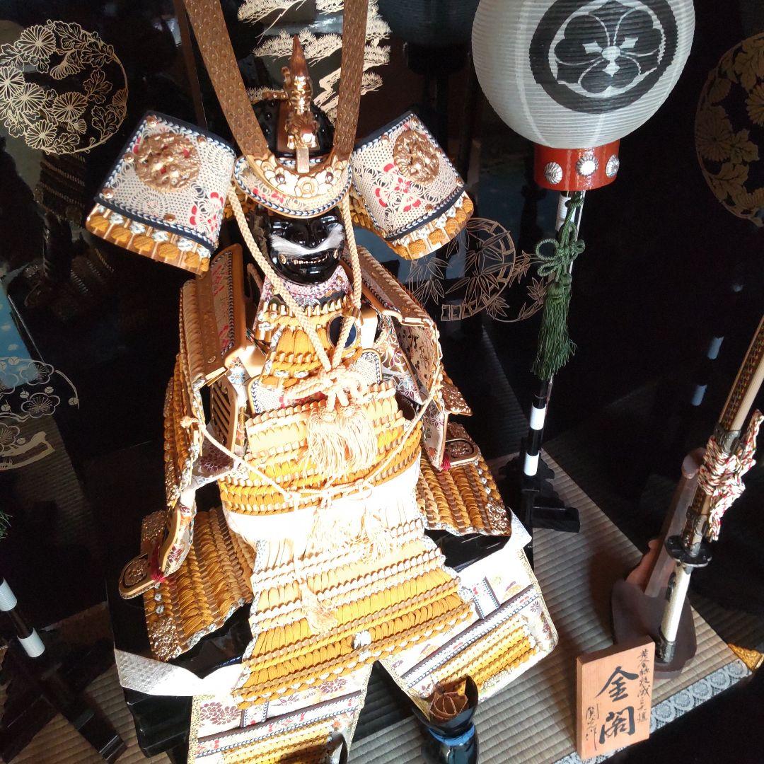 【引取推奨】五月人形 金閣 関光作