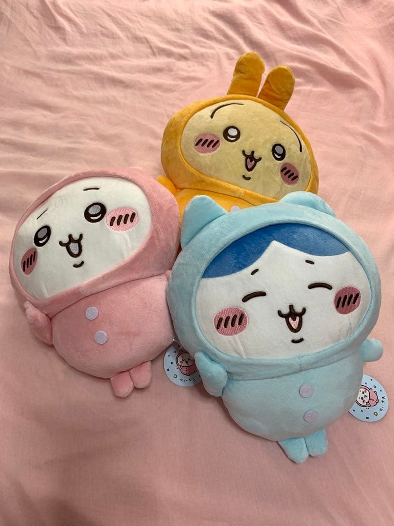新品！お得！ちいかわプライズBIGぬいぐるみ&マスコットセット パジャマ他