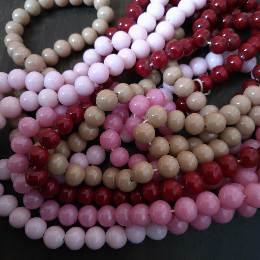 値引き　GLASS BEADS　4種類