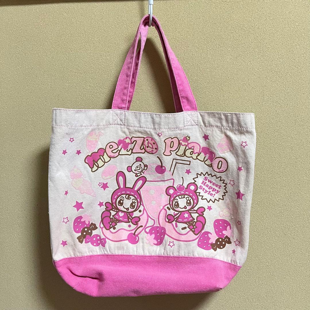 ナルミヤ メゾピアノ ベリエちゃん トートバッグ 鞄 平成レトロ 女児