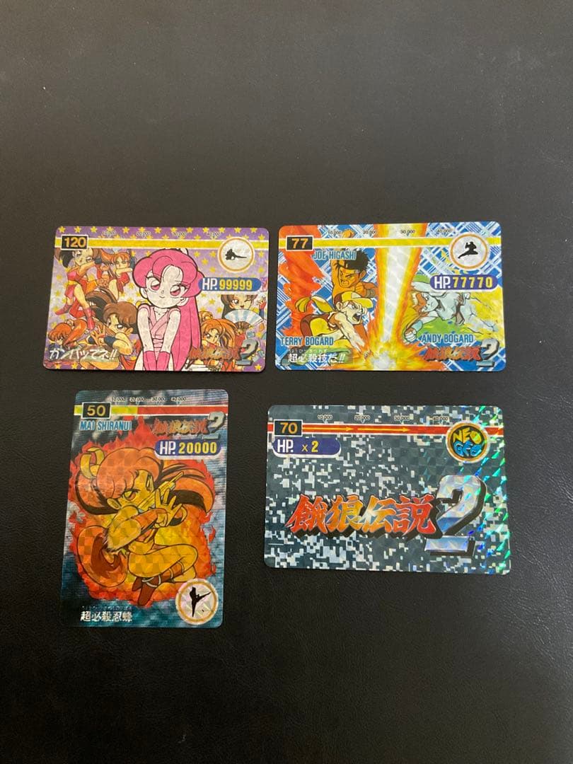 当時物】餓狼伝説 カードダス 72枚セット（キラ・ホロ11枚含む） SNK