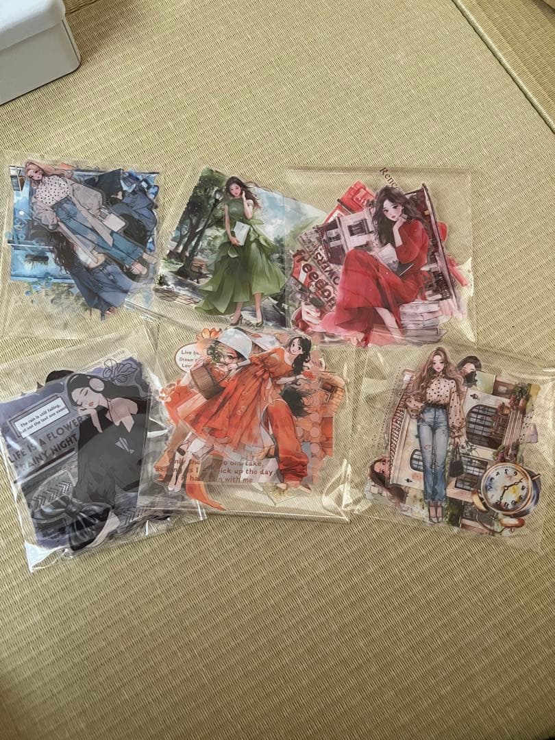 大容量　まとめ売り　コラージュ素材　ペーパー　マスキングテープ