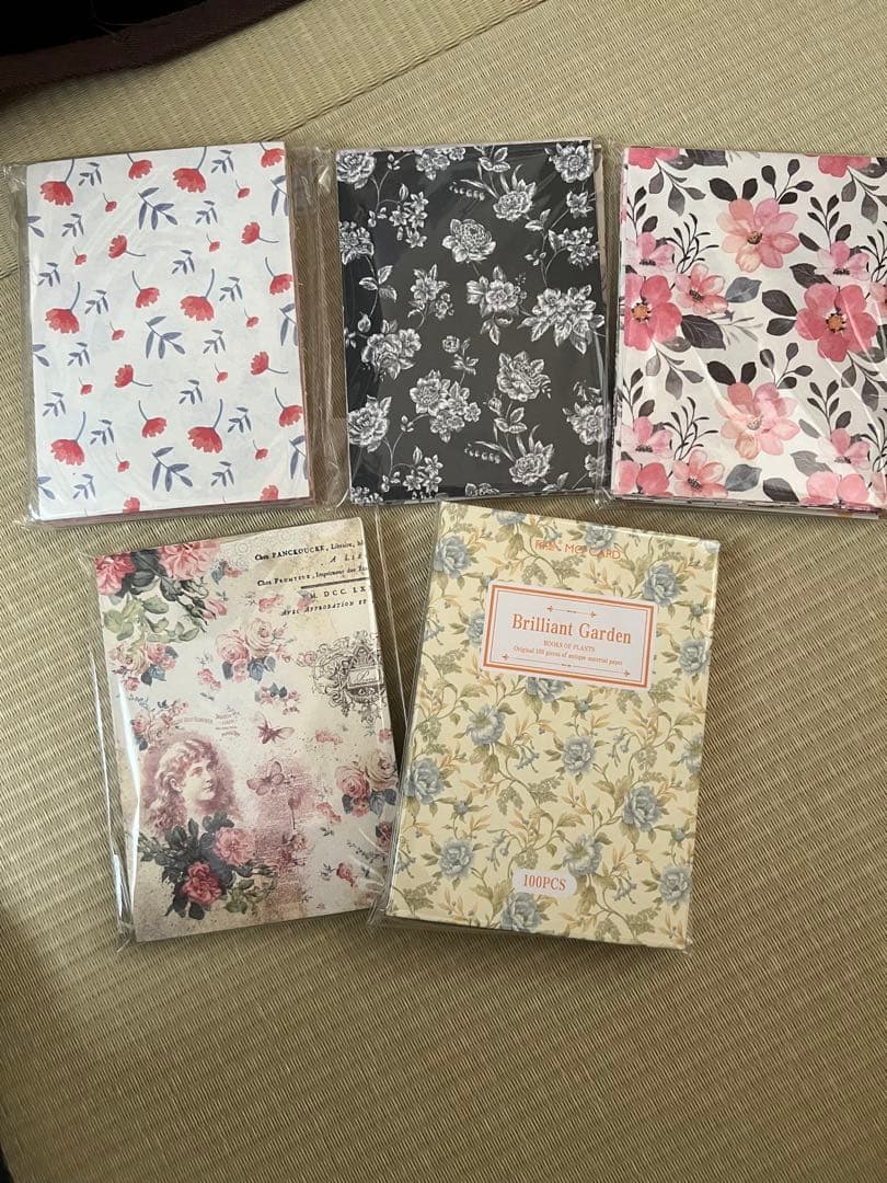 大容量　まとめ売り　コラージュ素材　ペーパー　マスキングテープ