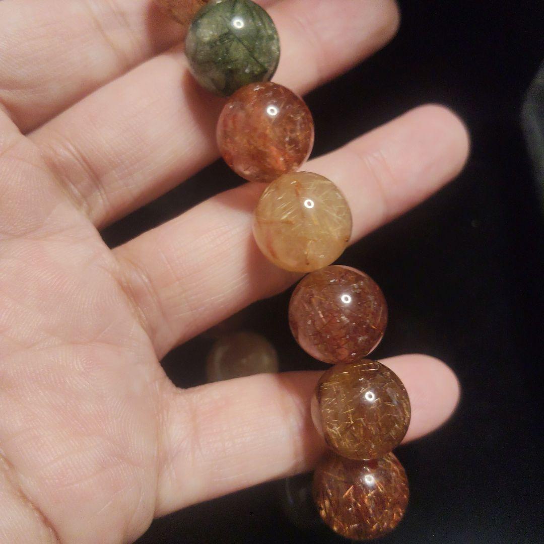 高品質ミックスルチル 13ミリ 大玉 木箱付き