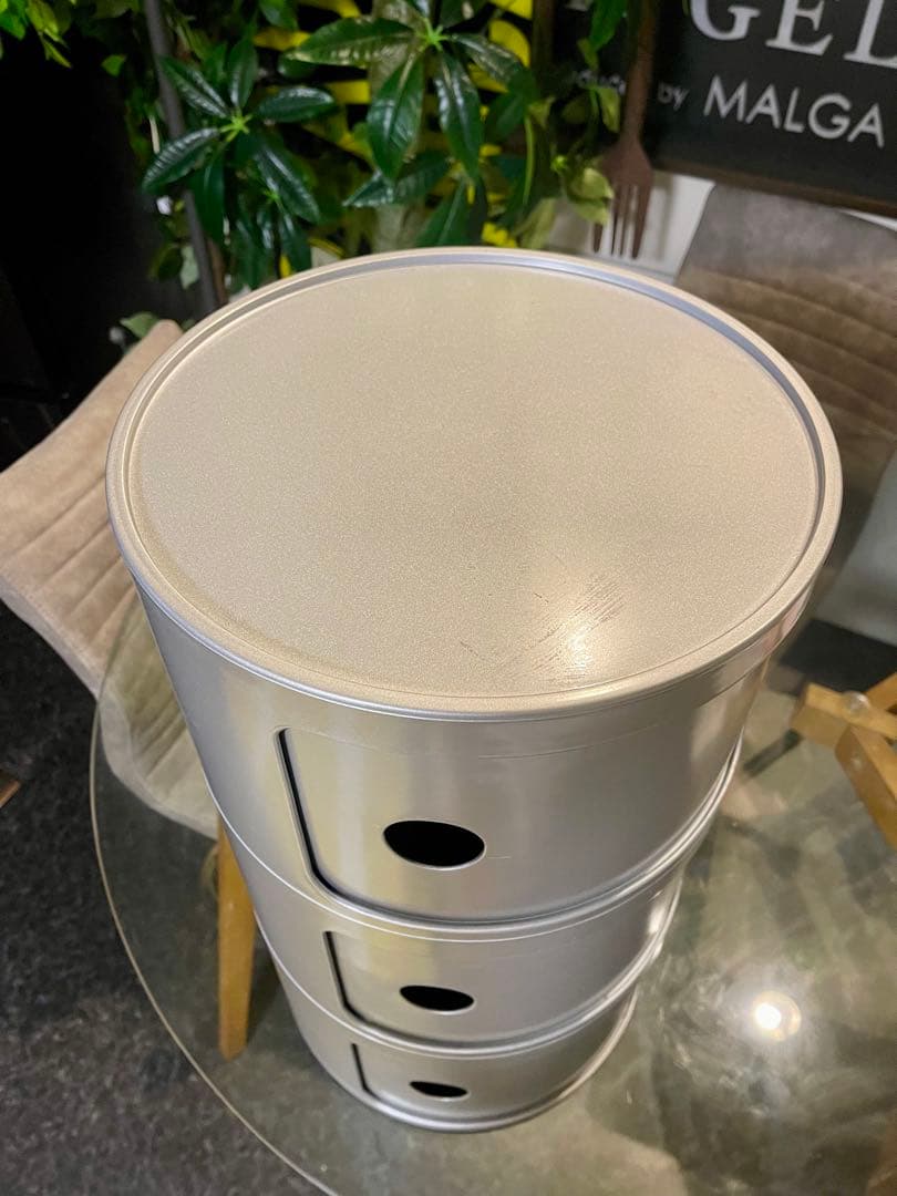 Kartell COMPONIBILI カルテル コンポニビリ 3 シルバー 棚