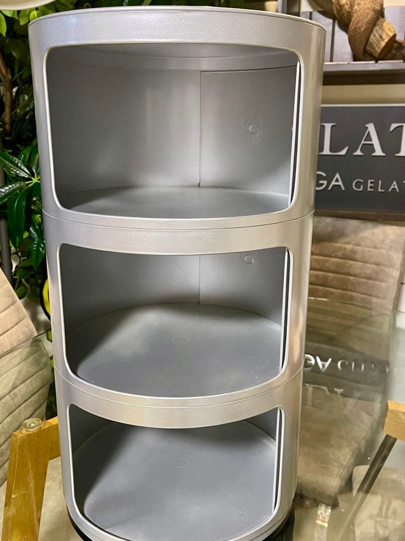 Kartell COMPONIBILI カルテル コンポニビリ 3 シルバー 棚