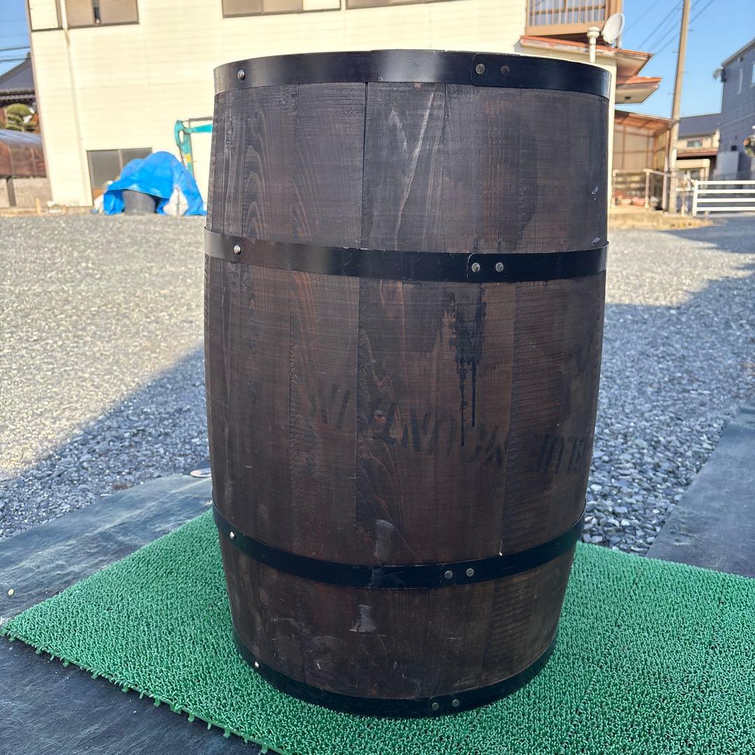 コーヒー樽　木樽　　蓋なし