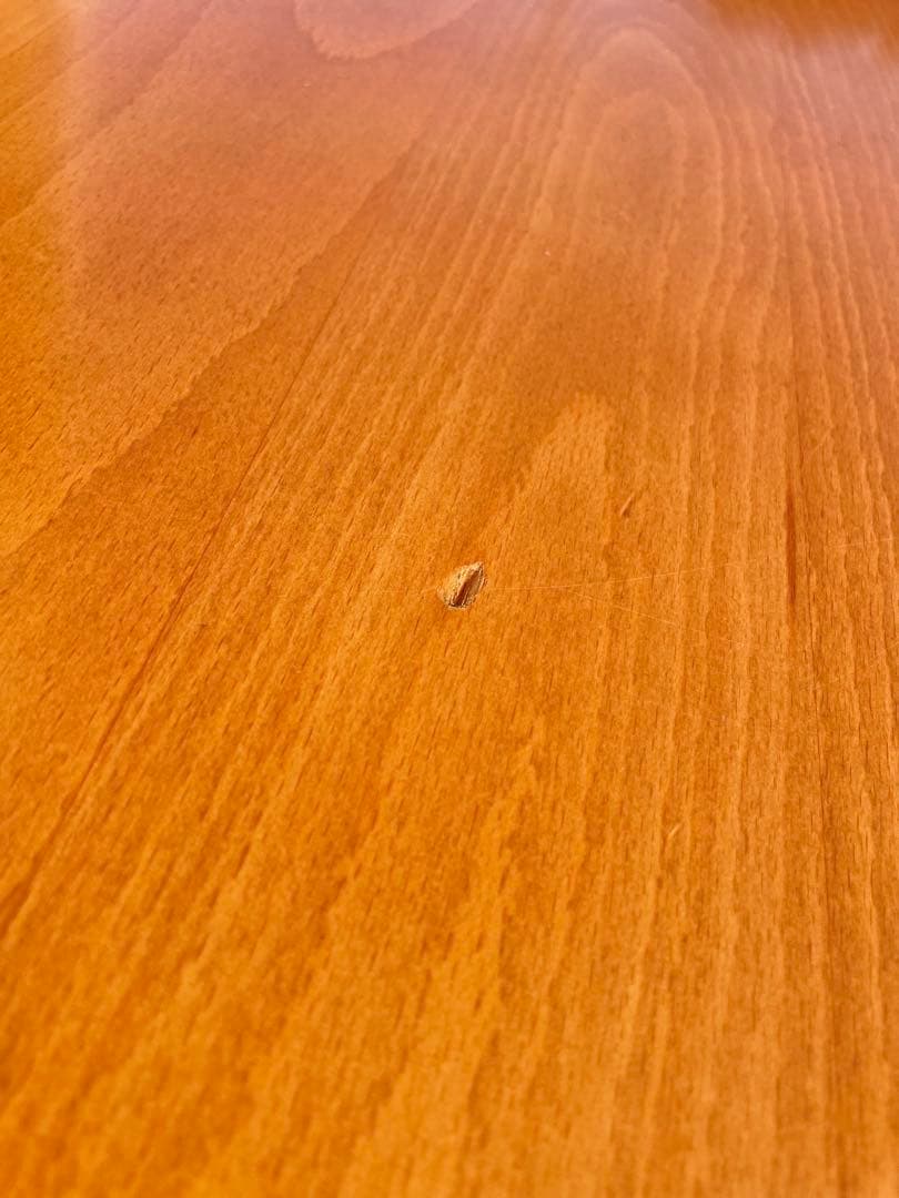 HR589 【希少デザイン】Karimoku ダイニングテーブル やや半円 - メルカリ