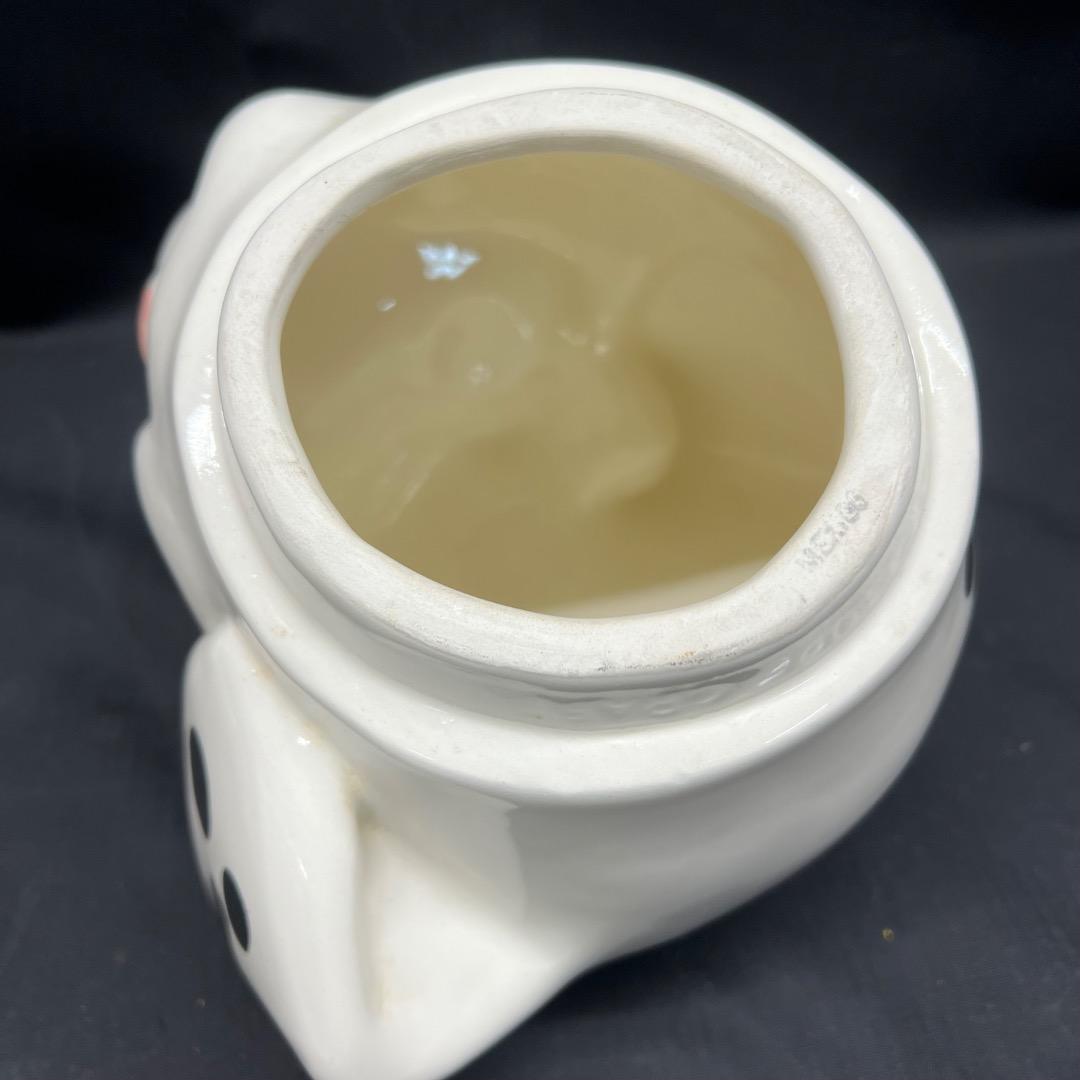 〇※前Dc1009 キャンディポット 犬 イヌ 陶器製